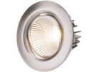 spot encastré à LED AXO Ø80 nickel brossé 2700K 830lm 38°
