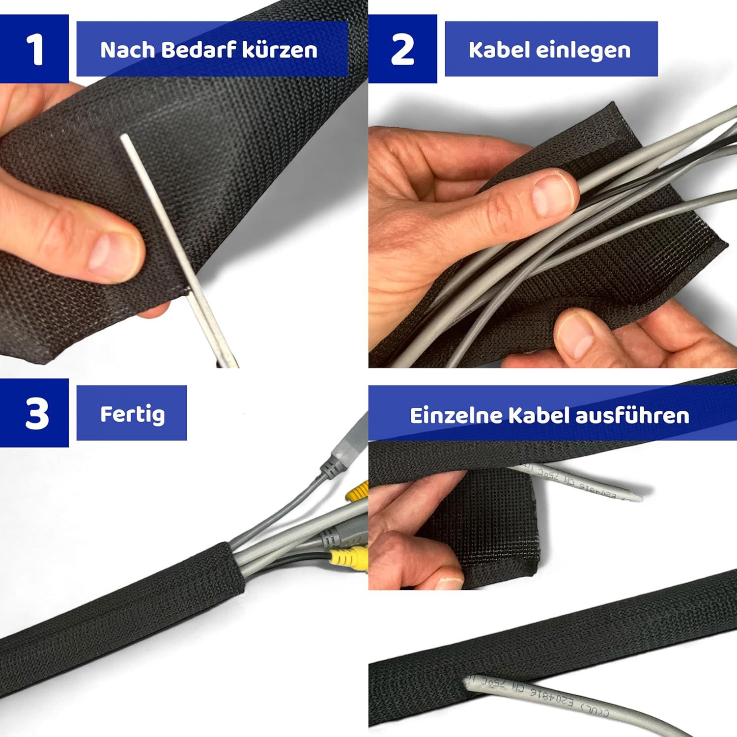 Cable Tube rouleau LTC 25m / blanc