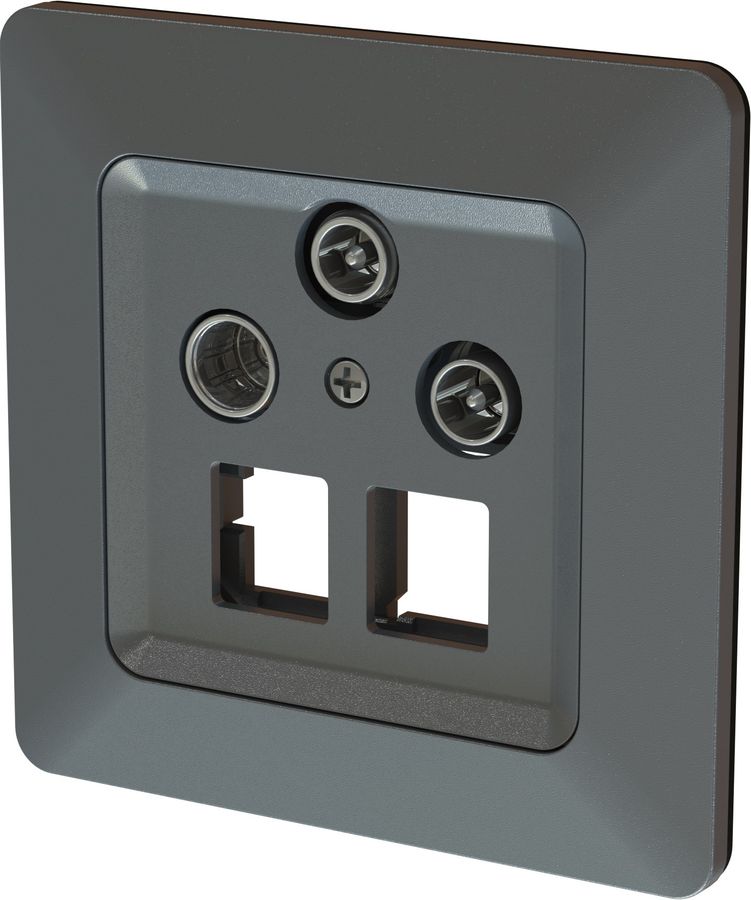 multimédia radio/TV/Sat/réseau 2dB ENC priamos anthracite