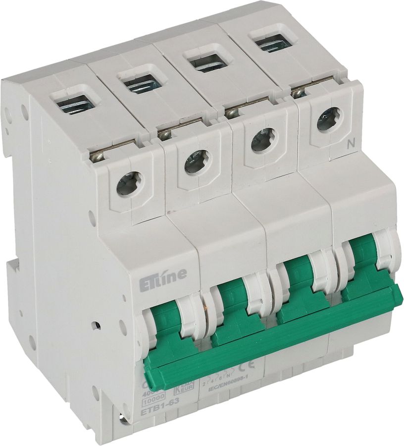 disjoncteur 3P+N C 16A 10kA