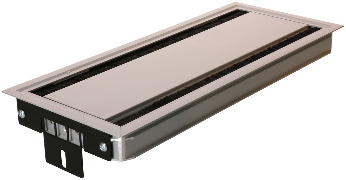 Duo plus Cover Einbaurahmen kurz alu eloxiert inkl. Befestigung