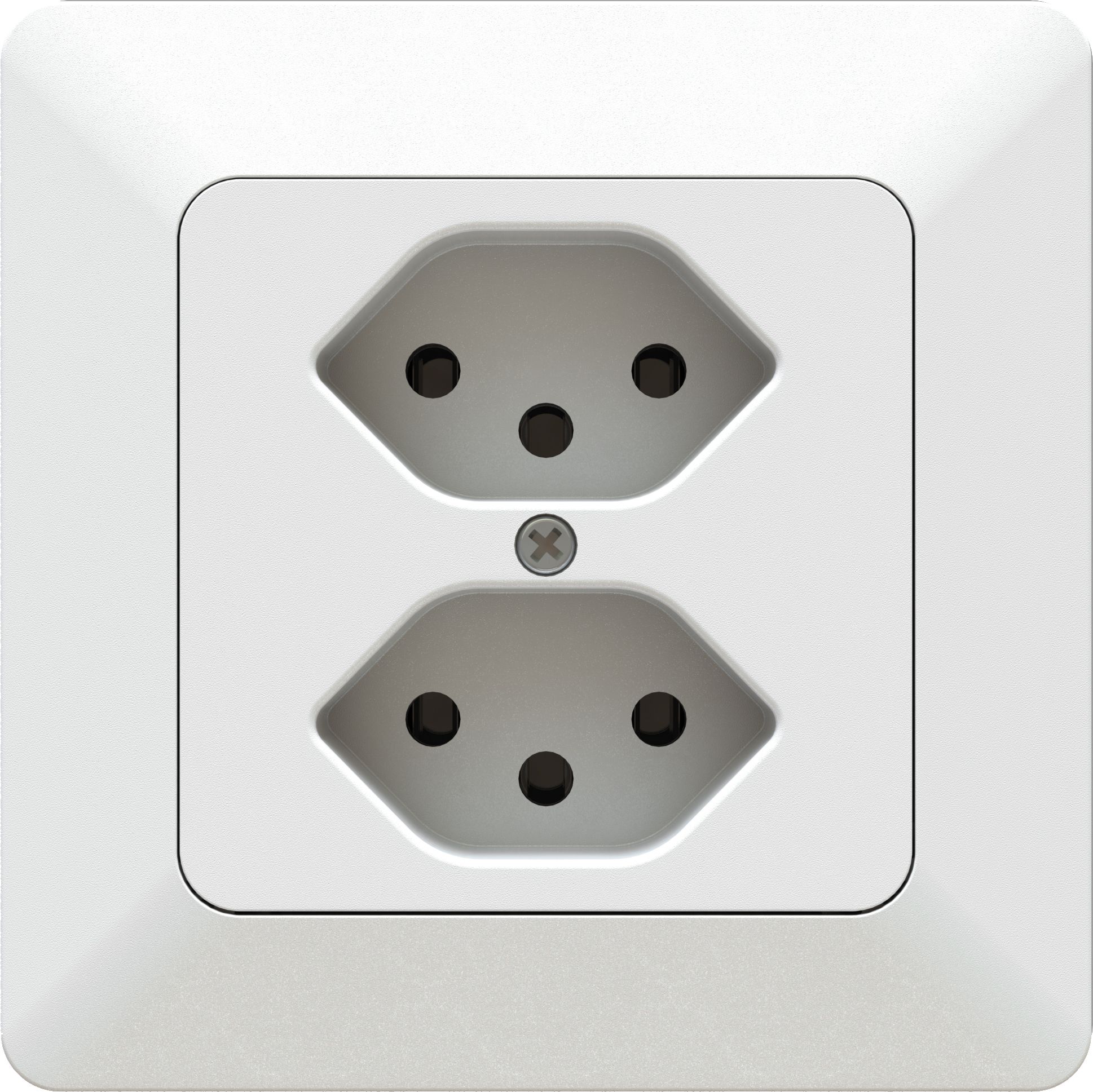 prise 2x type 13 AP priamos blanc