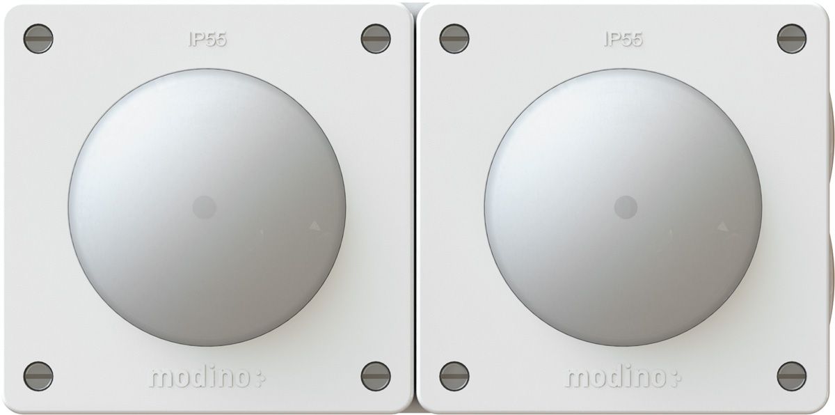 combinaison interrupteur s3 ill. / s3 ill. ta.2x1 AP exo IP55 bc