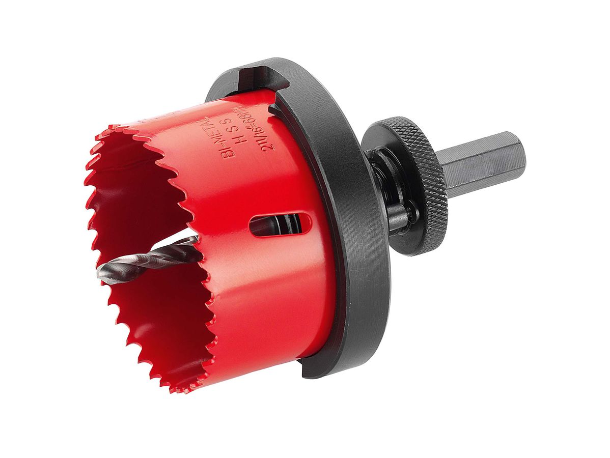 Lochsäge für Schaltdosen zusätzlich mit Randversenker ø68mm