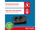multi adaptateur ADAPT 2x type 13 noir rotatif Green+Fair