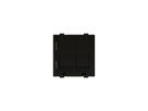 accessoire multimédia 45x45 anthracite couverture pour 2x RJ45
