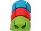 Kabelhalter-Set assortiert 2x grün 2x rot 2x blau