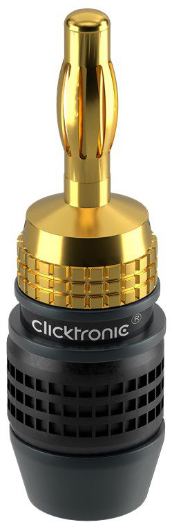 Clicktronic fiche banane or noir