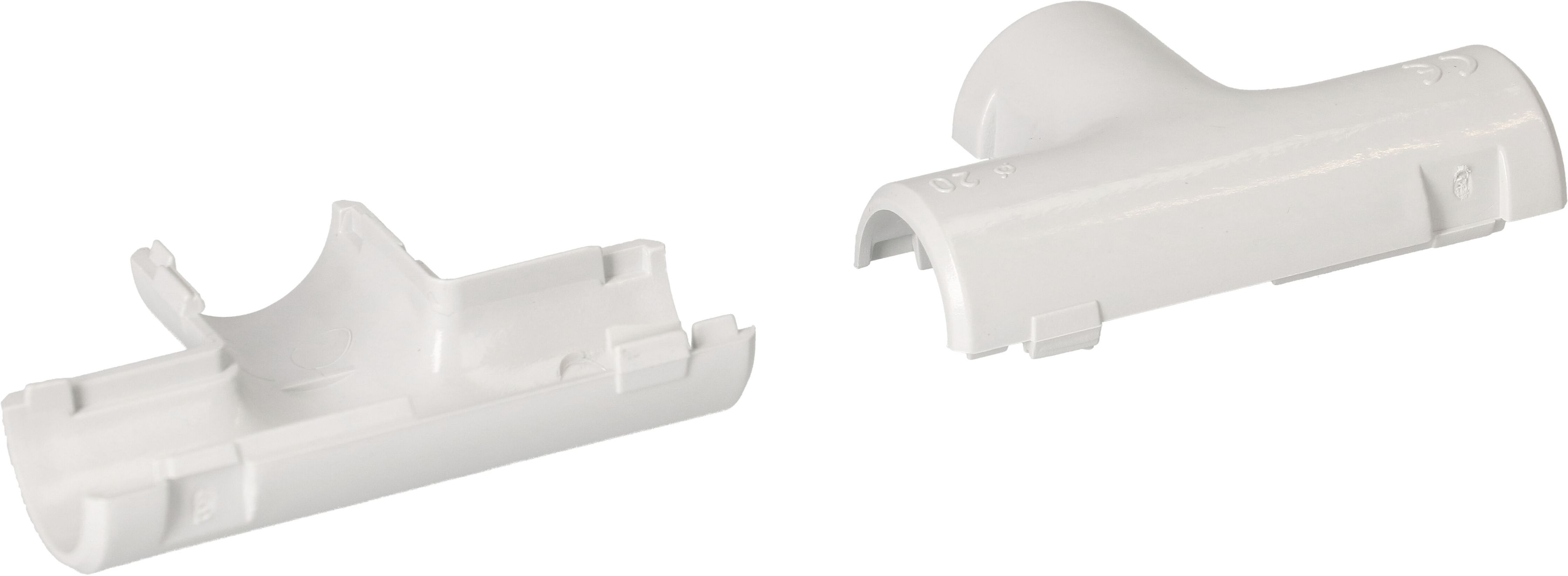 raccord T TIT M20 en 2 parties gris / 3 pièces