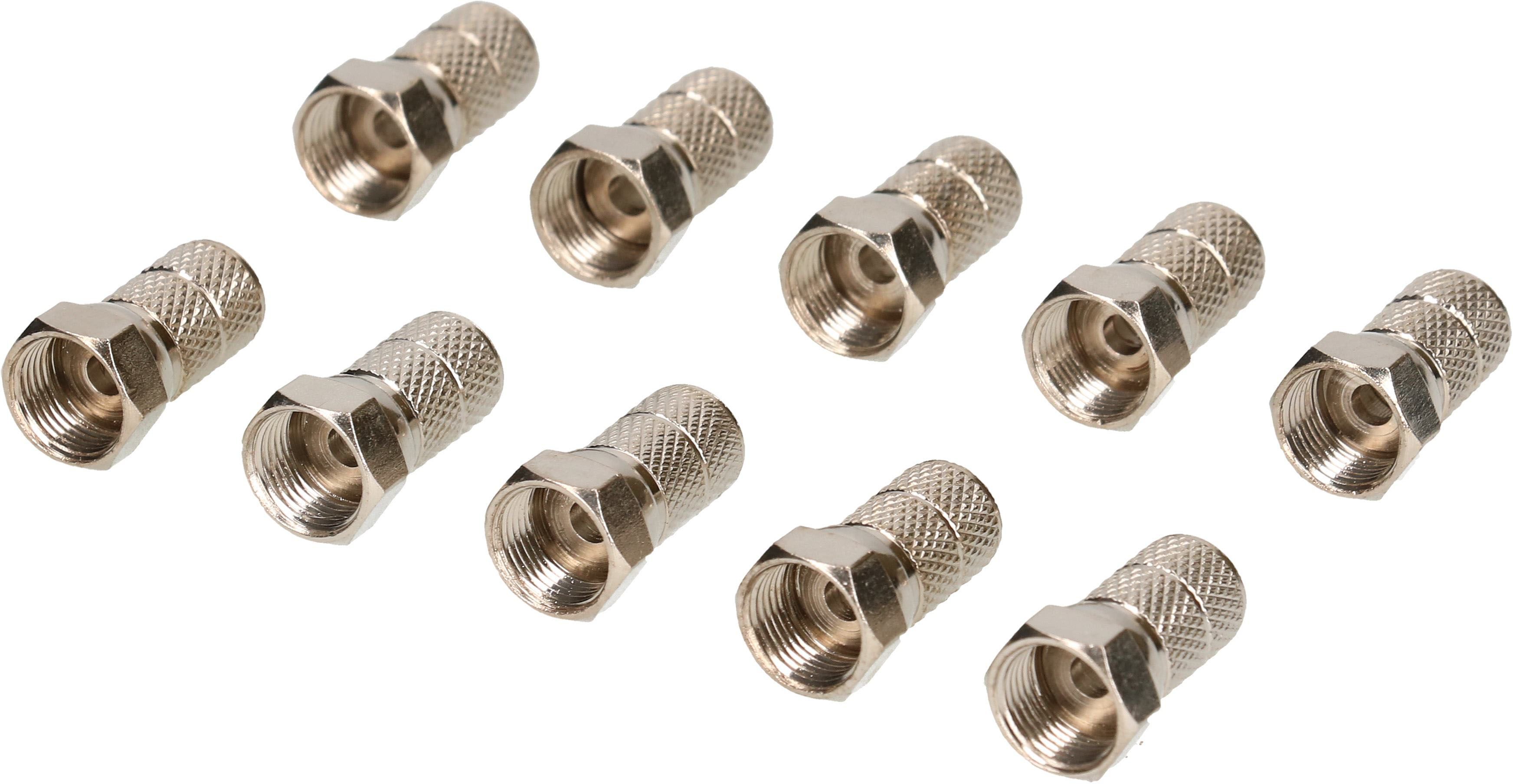 fiche F à visser D=6.5mm 10 pièces