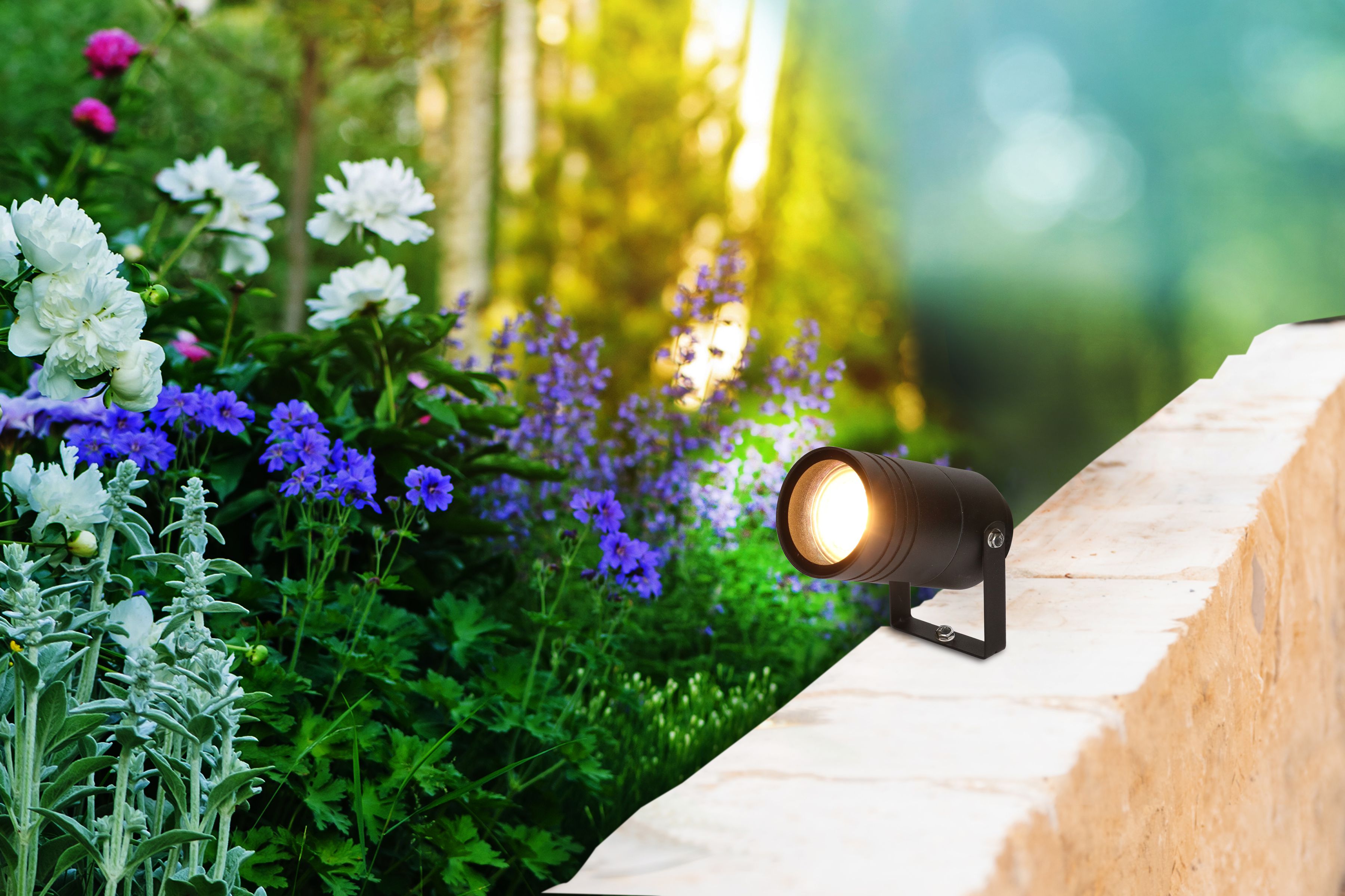 Gartenspot Marso / ALU schwarz IP65 / GU10 Fassung / Typ 13