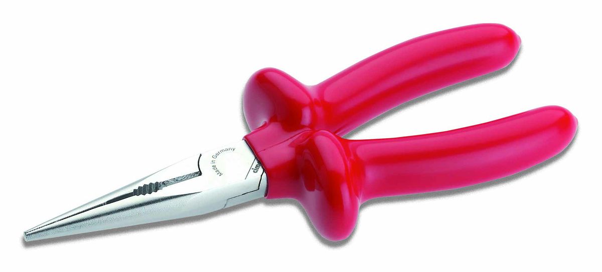 1000 V Telefonzange DIN ISO 5745 gerade ovalspitze Backen 160mm