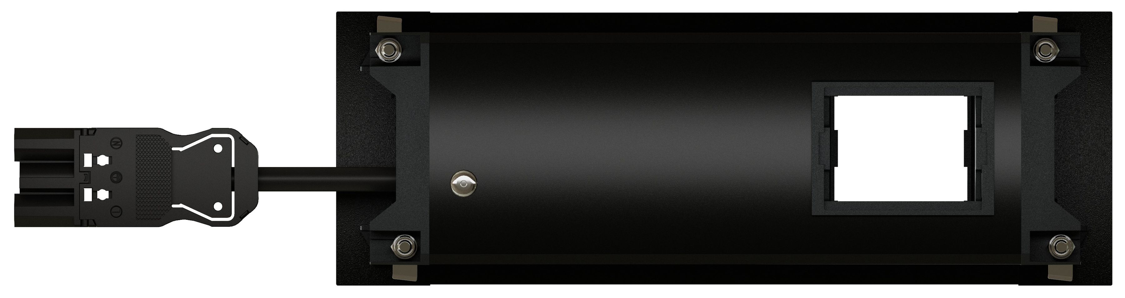 INTRO2.0 bloc multiprise noir 1x type 13 1x USB-C 60W 1x vide