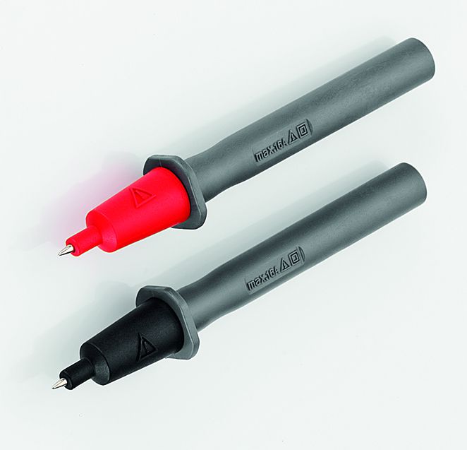 Sonde de test avec pointe 2mm 1000V 1xgris/rouge 1xgris/noir