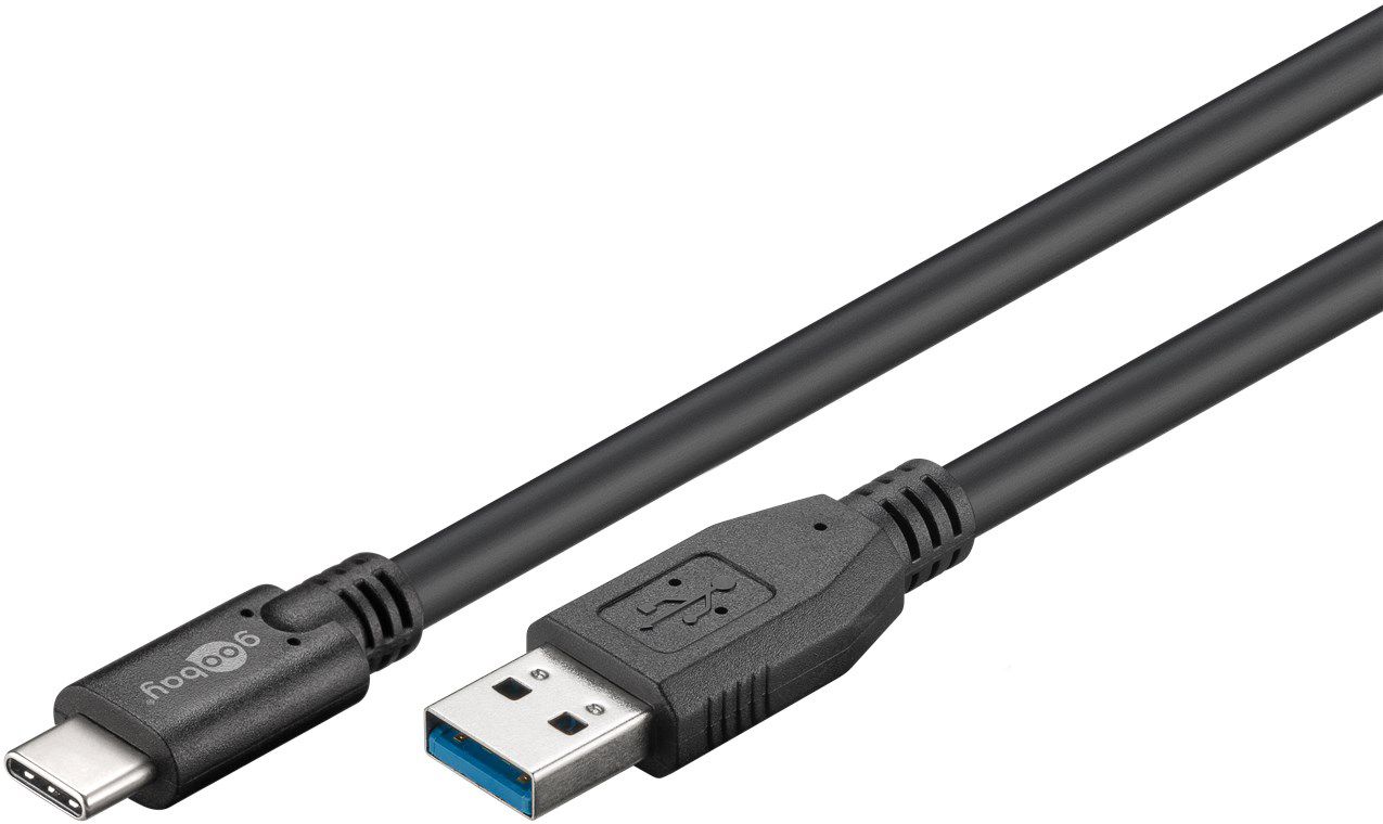 câble de recharge USB-A auf USB-C 2m noir