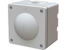 bouton-poussoir NO/NF illuminé AP exo IP55 gris clair