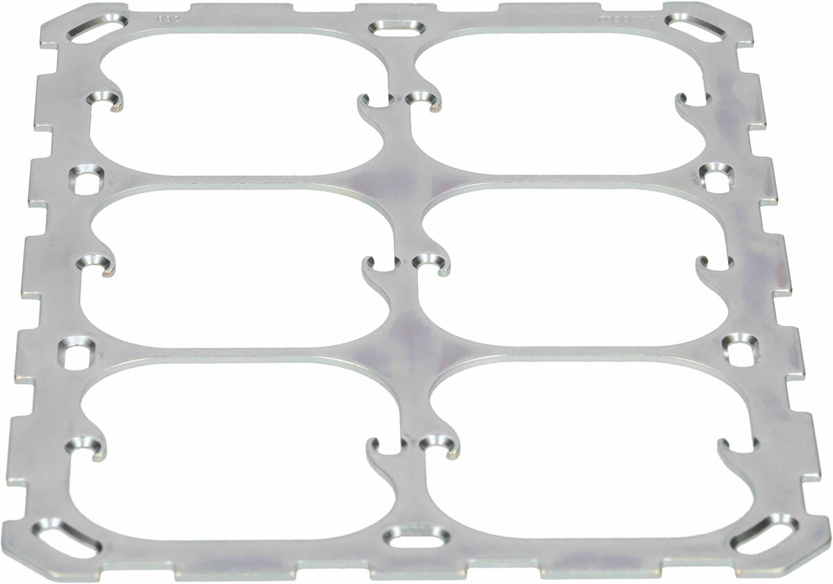 piastra di fissaggio dim.3x2 modino