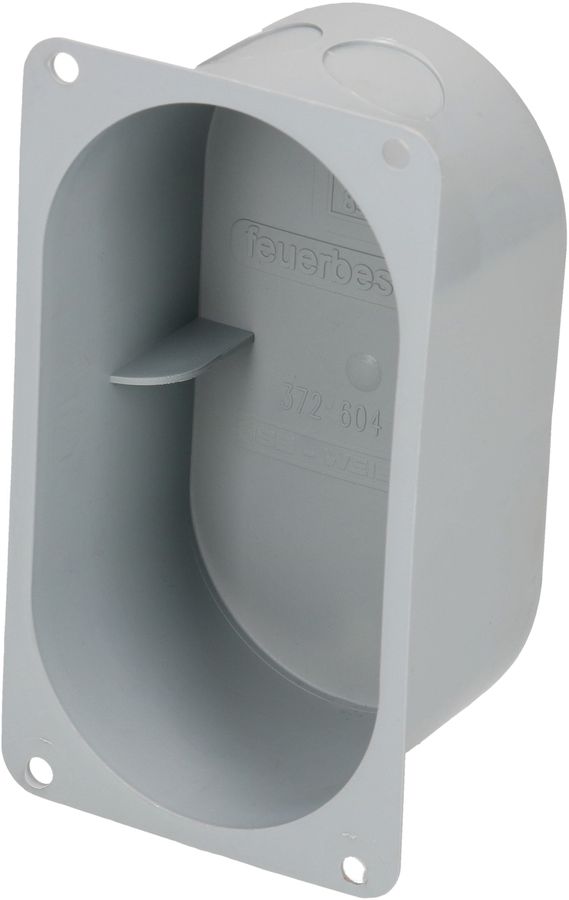 boîte pour mur creux ta.2x1 Basic avec bride gris