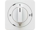 Dreh-/Schlüsselschalter 2-1-2-1 Frontplatte priamos weiss