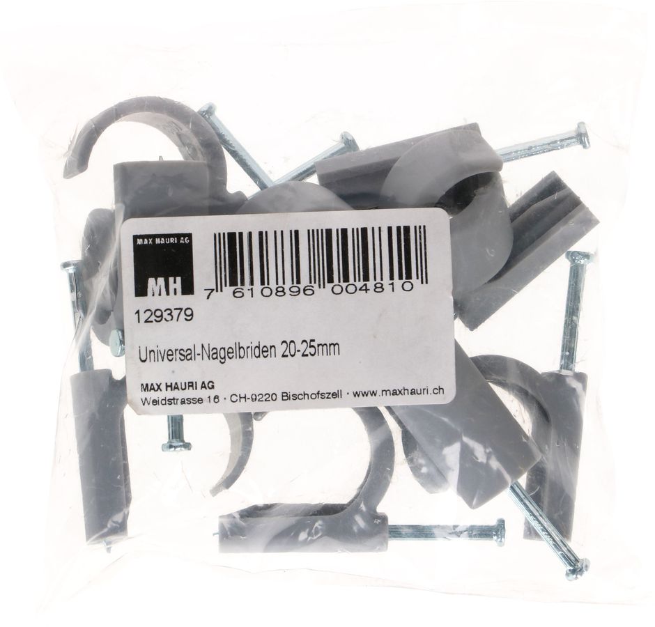 bride à clouer universel 20-25mm gris clair