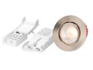 spot encastré à LED SOLV Ø68 DALI nickel brossé 3000K 710lm 38°