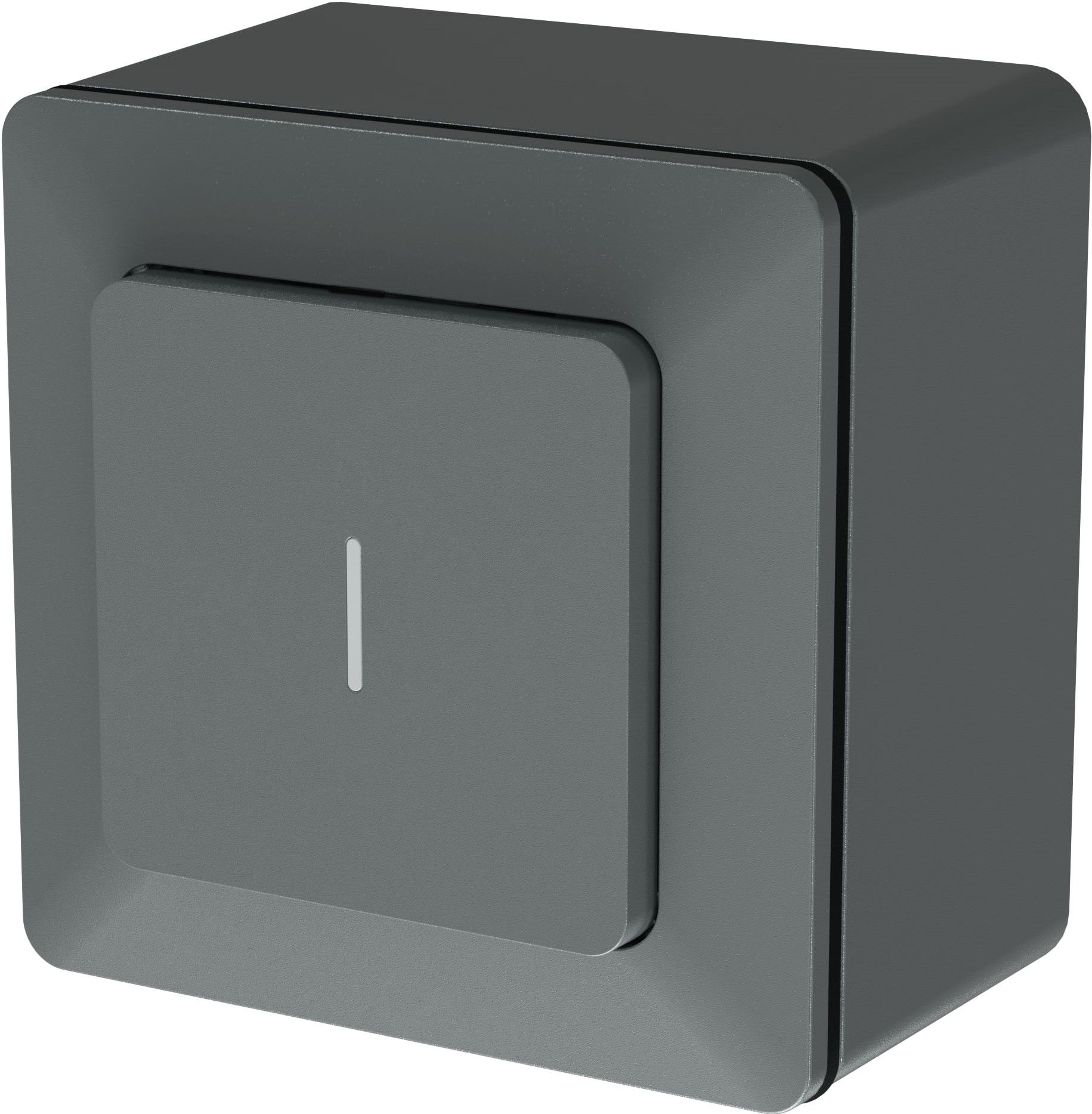 bouton-poussoir NO/NF illuminé AP priamos anthracite