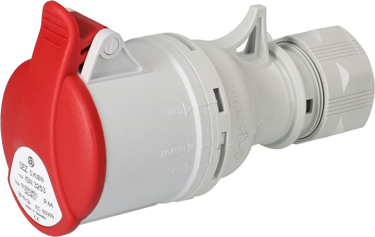 prise CEE 3P+N+E 400V/32A rouge IP44