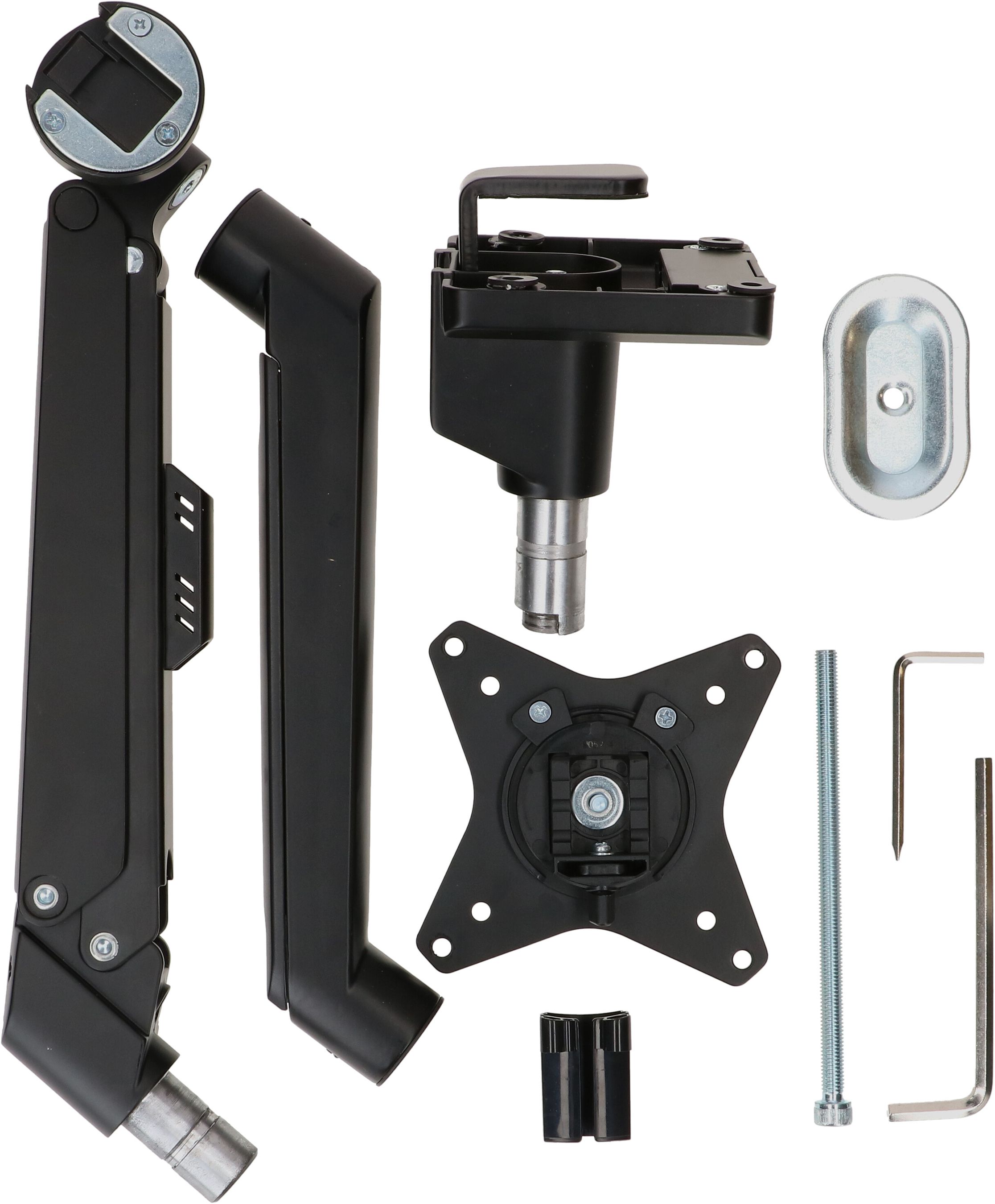 bras pour moniteur avec compensation de poids noir