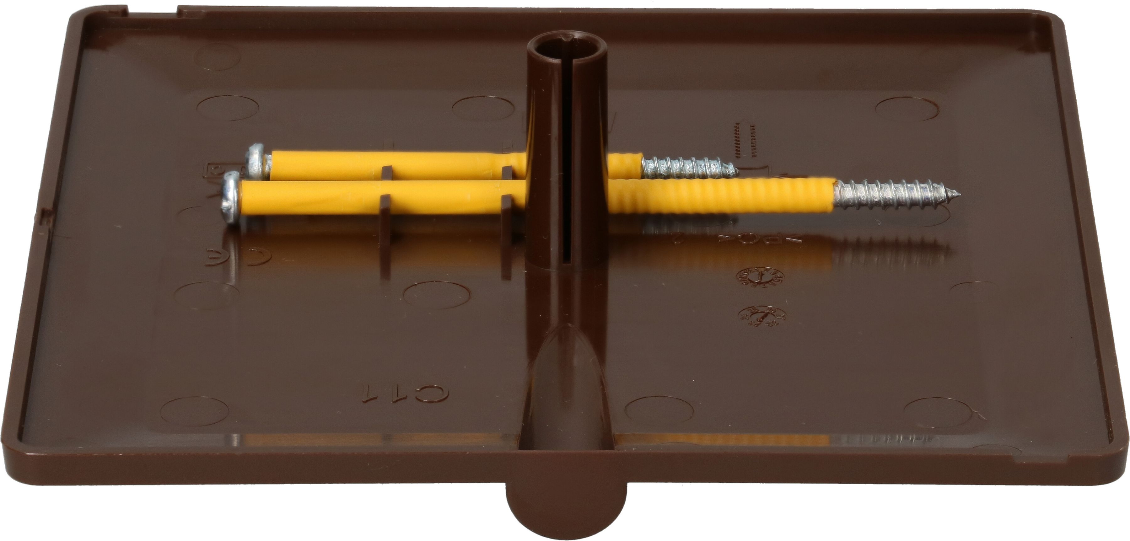 couvercle à enficher priamos Design 130x130mm sortie de câble br