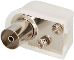 femelle coudé IEC 90° blanc