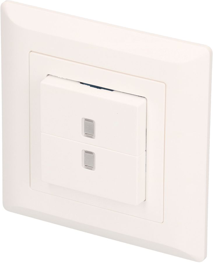 interrupteur à poussoir double schéma3+3 illu. jn ENC Kallysto bc