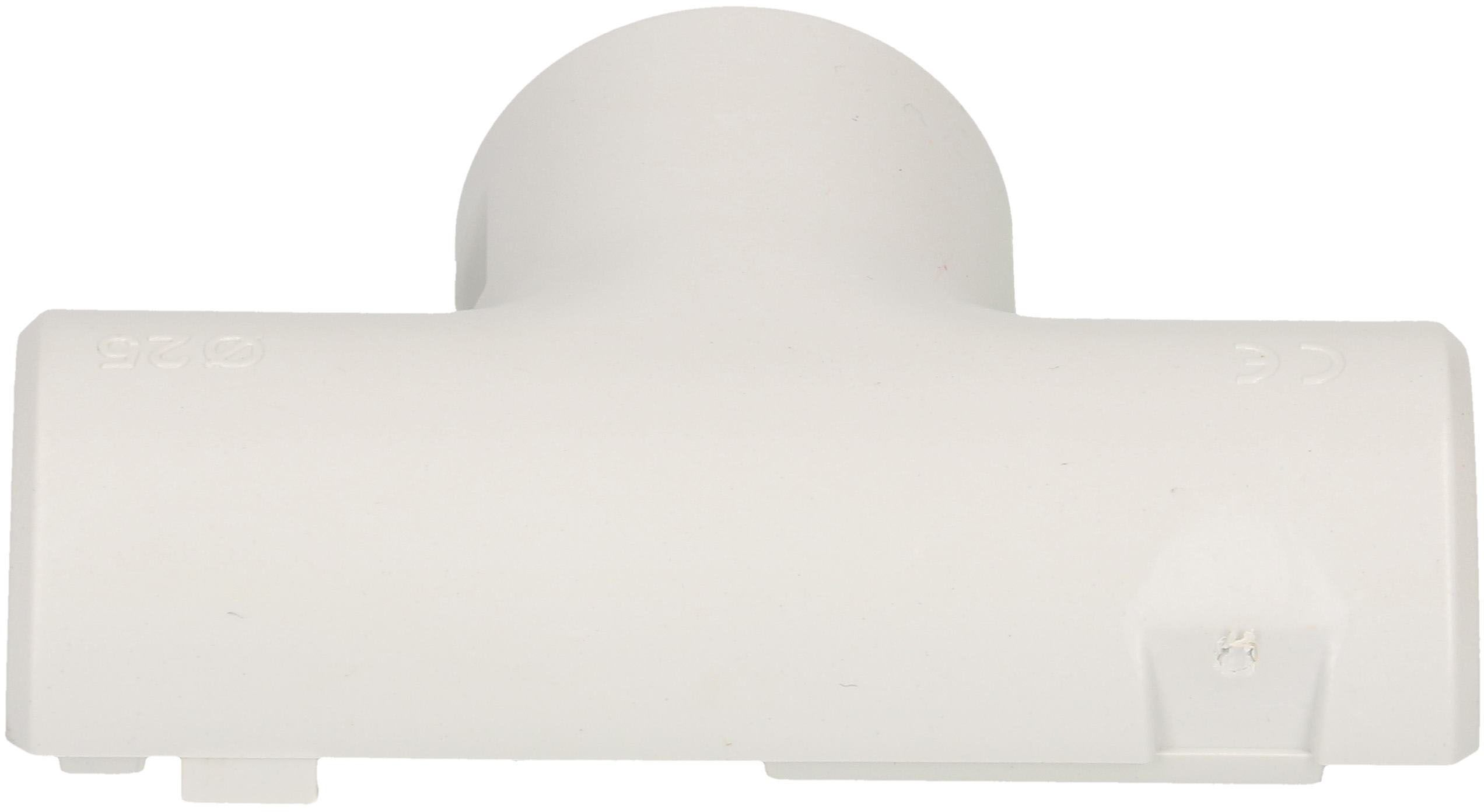 KIR-T-Stück M25 2-teilig grau