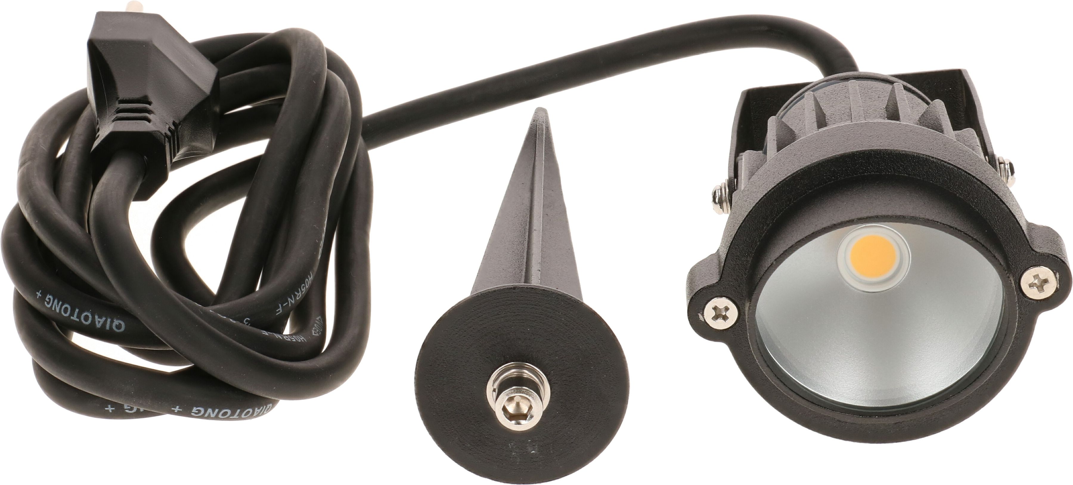 LED Gartenspot 350lm ALU schwarz IP65