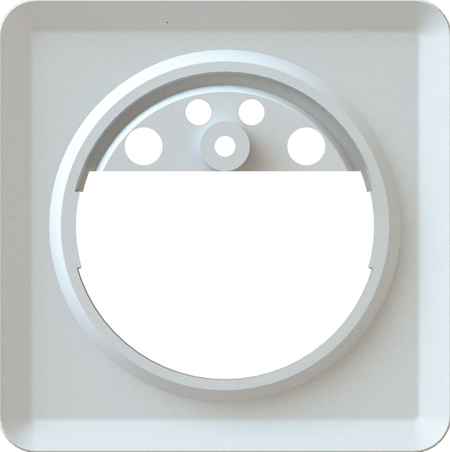 Swisslux détecteur de mouvement plaque frontale priamos blanc