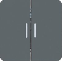 bouton-poussoir double NO/NF 2x illu. insert +pl.fr. priamos ant