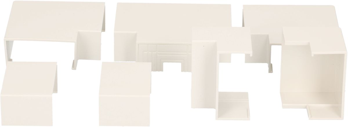Kabelkanal Verbindungen 35x16mm weiss assortiert 7-teilig