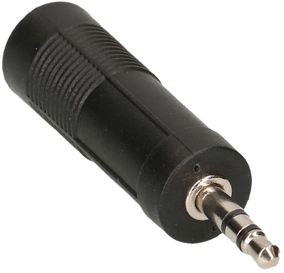 adaptateur audio HQ stéréo fiche/prise jack noir