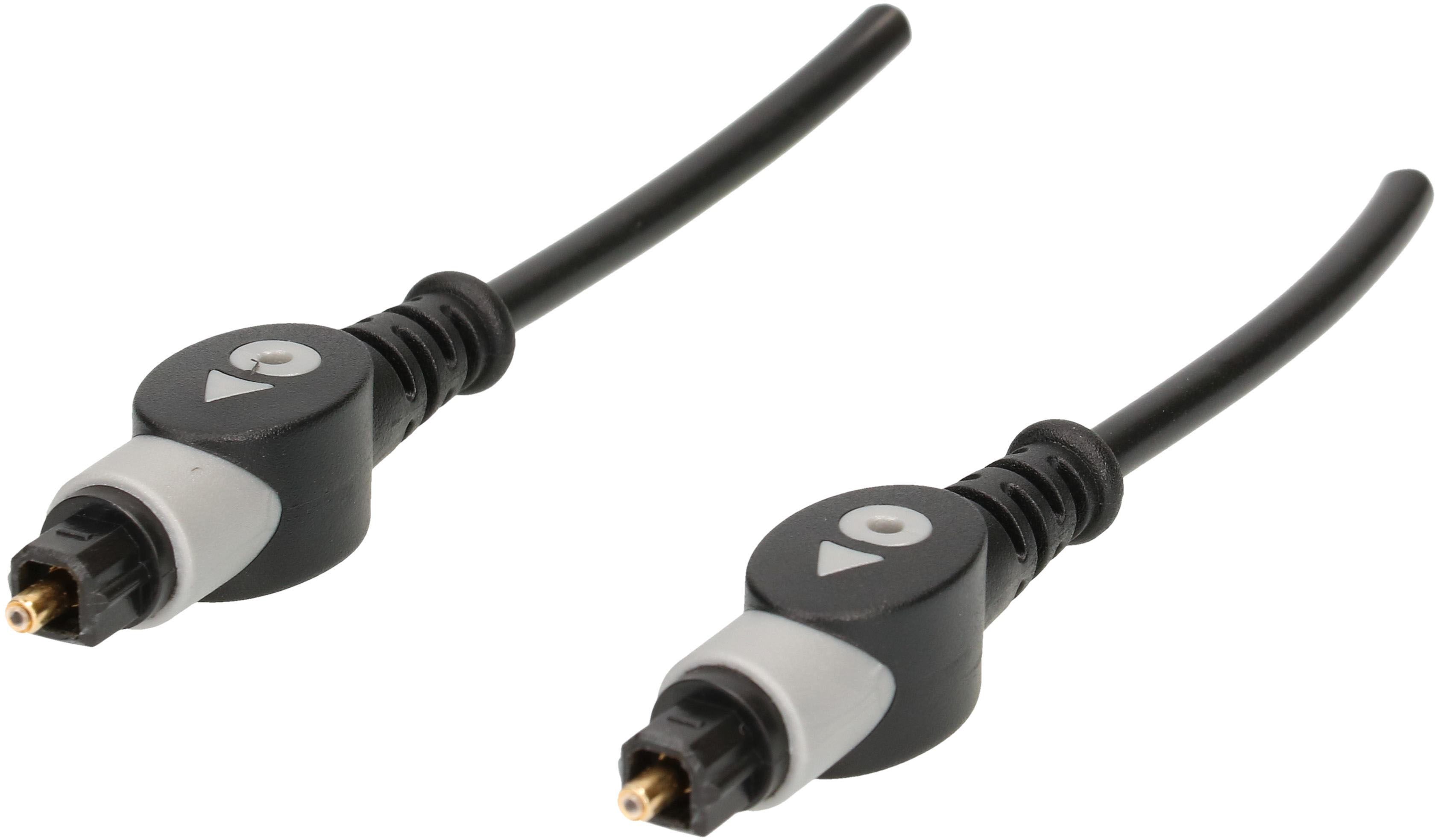 câble à fibre optique 3m noir