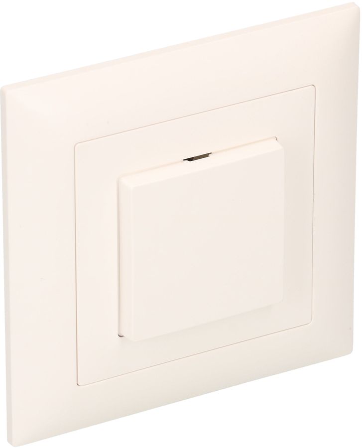 Druckschalter Schema 3 blau beleuchtet UP EdizioDue weiss