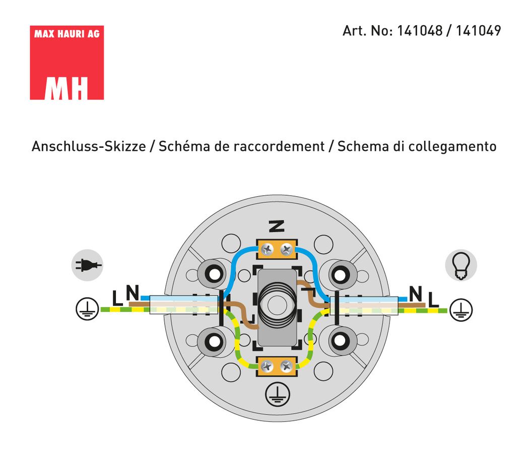 Interrupteur à pied 1pôles OFF 2(1)A blanc