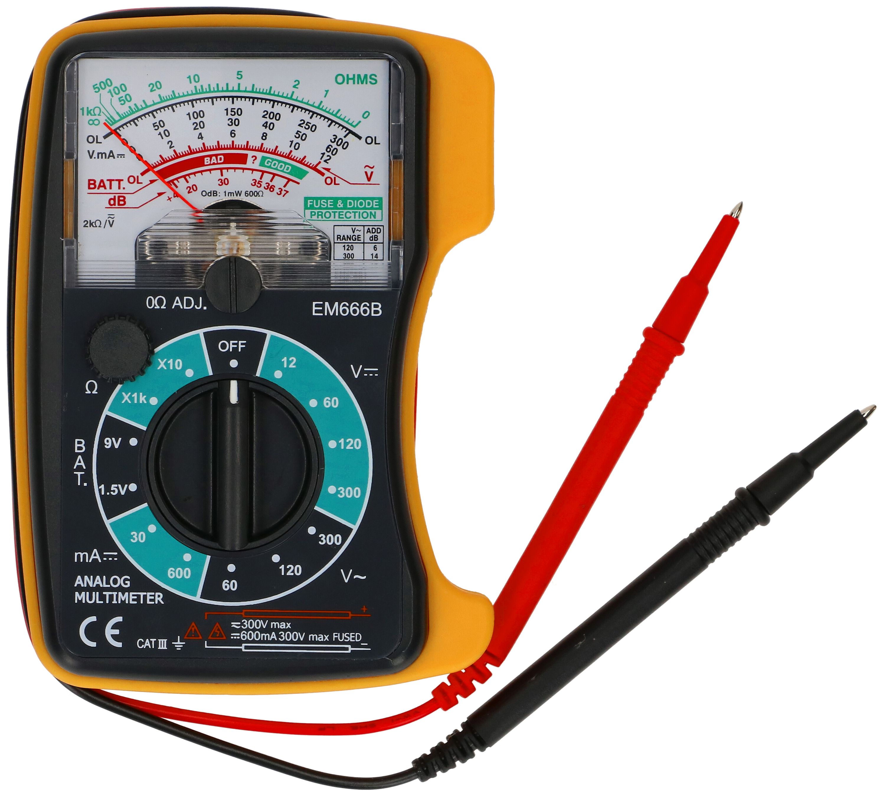 Analoges Multimeter Basis EM666B