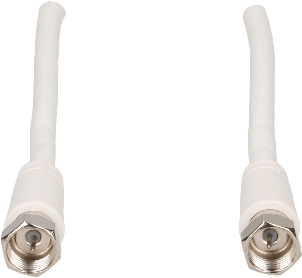 câble de raccordement SAT 75dB 10m blanc