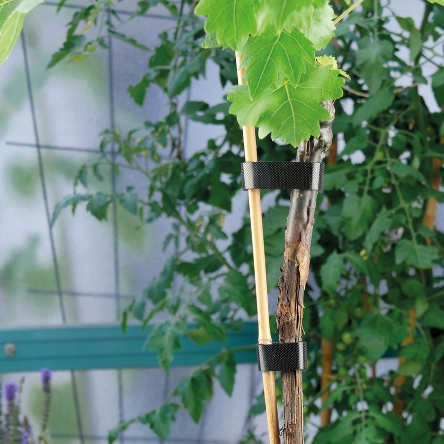 rouleau de velcro double face 3m noir