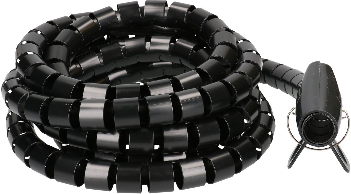 tube spirale D=15mm noir L=3m