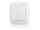 Interrupteur mural sans fil AP 2 canal blanc