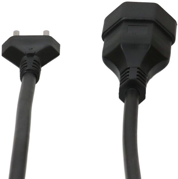 Rallonge TD H05VV-F3G1.5 5m noir type 23 / type 23