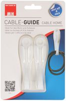 CABLE GUIDE set blanc / 2 pièces