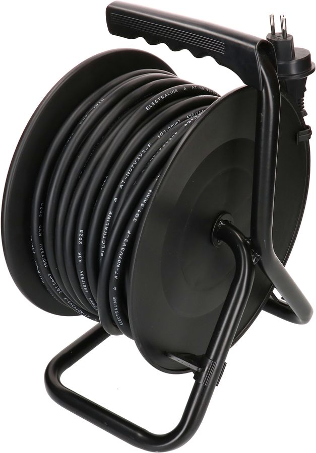enrouleur de câble 3x type 13 IP55 33m noir