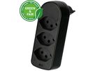 multi adaptateur ADAPT 3x type 13 noir rotatif Green+Fair