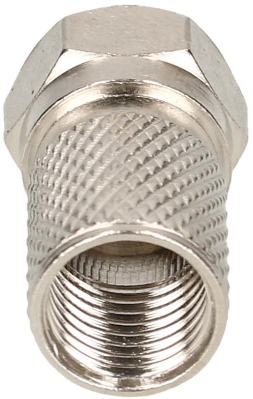 F-Stecker zum aufdrehen D=7mm 2 Stück